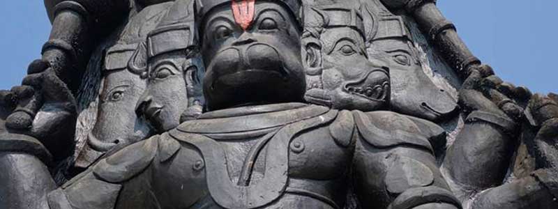 sri panchmukhi hanuman mandir & floating stones rameswaram tamil nadu