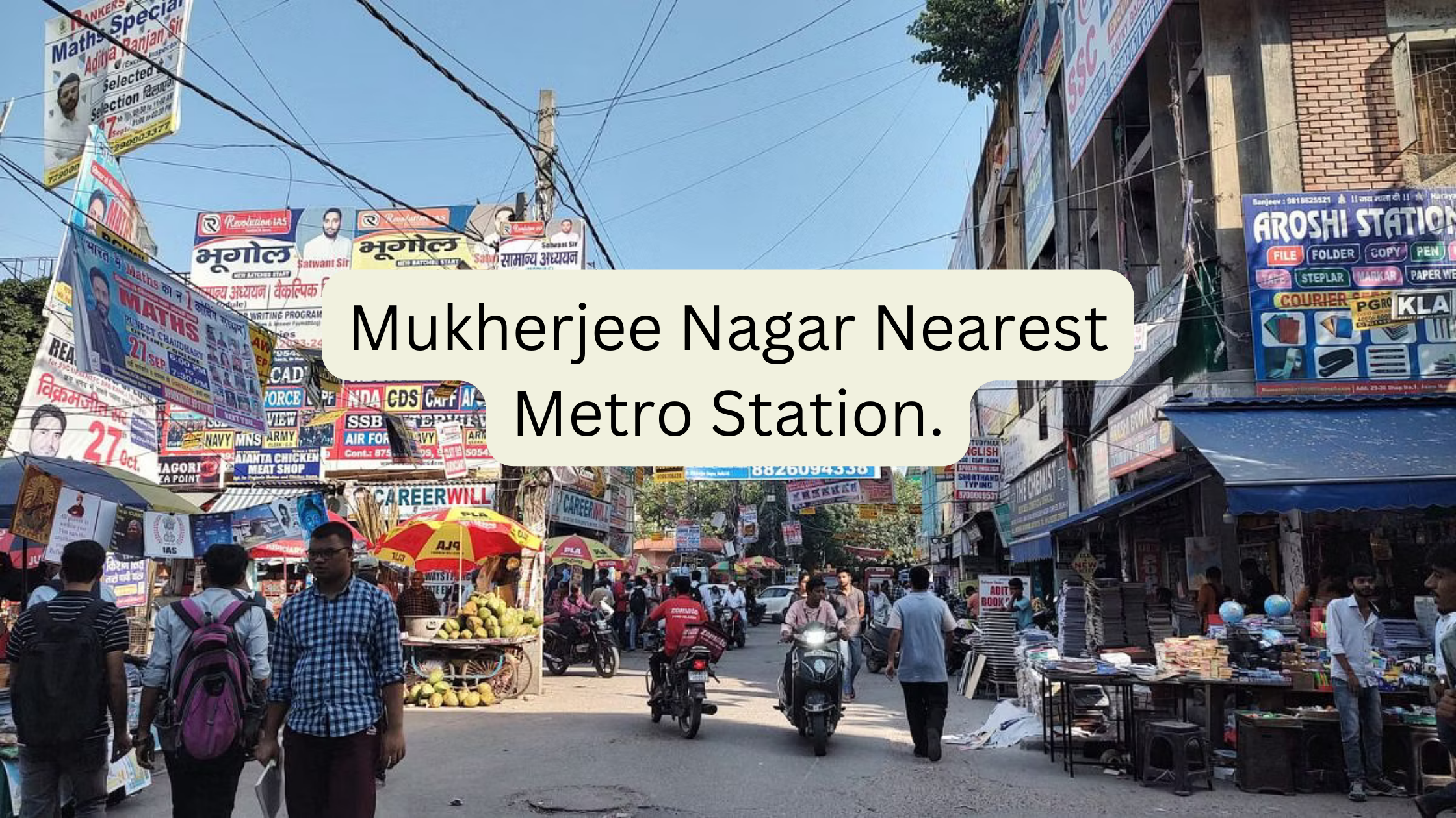 Mukherjee Nagar Nearest Metro Station