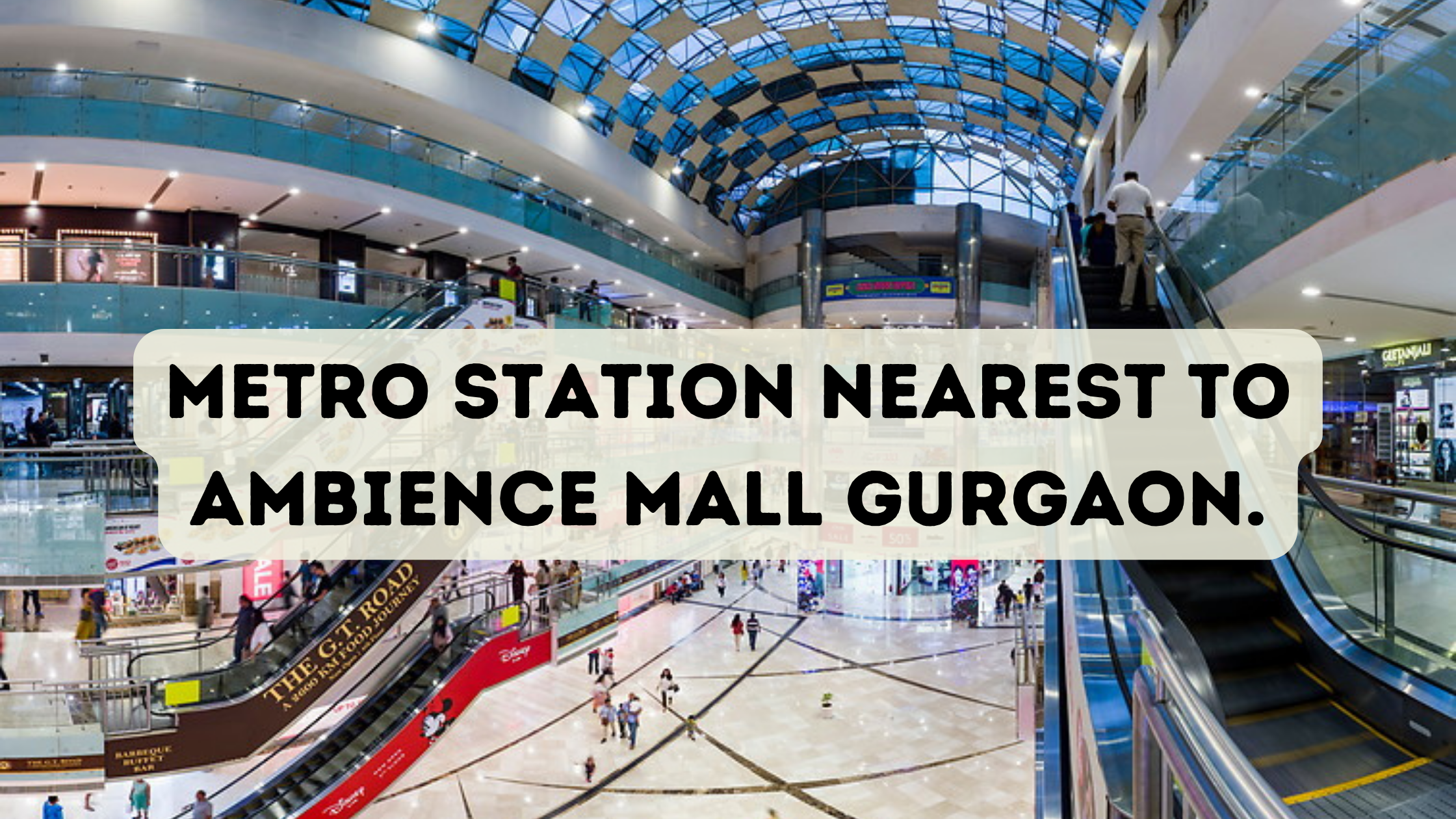 metro station nearest to ambience mall gurgaon