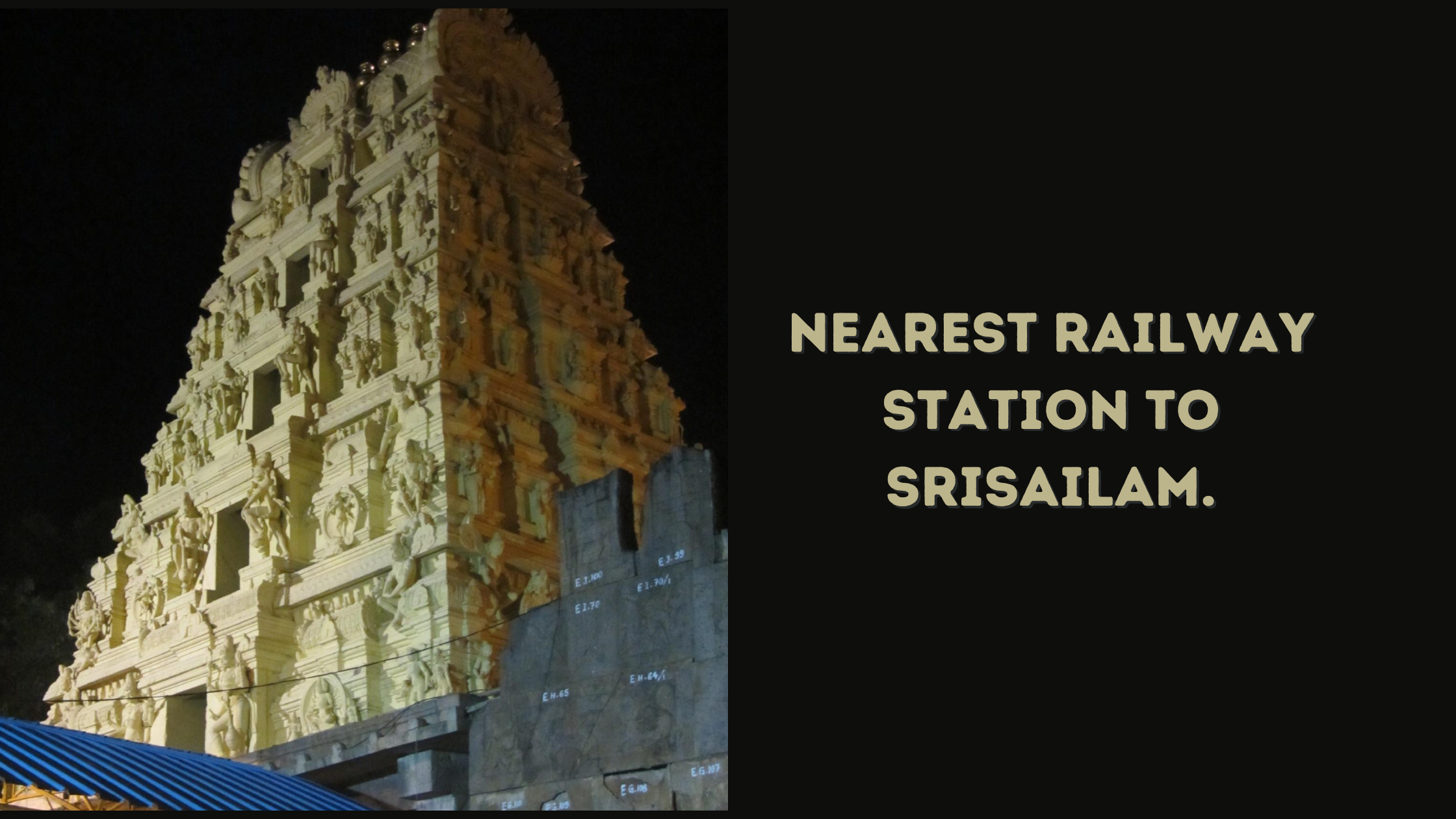 Nearest Railway Station to Srisailam