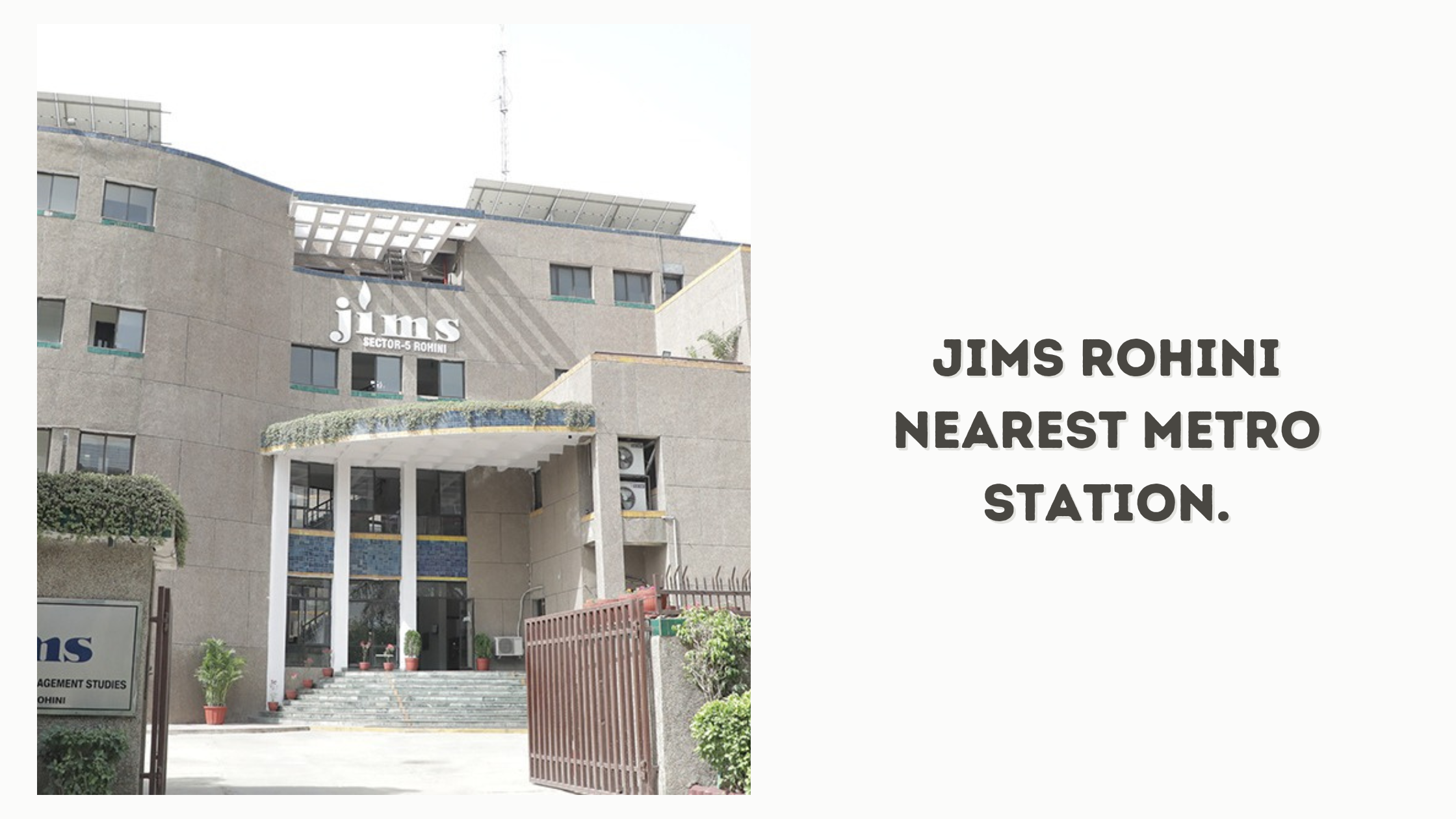 jims rohini nearest metro station