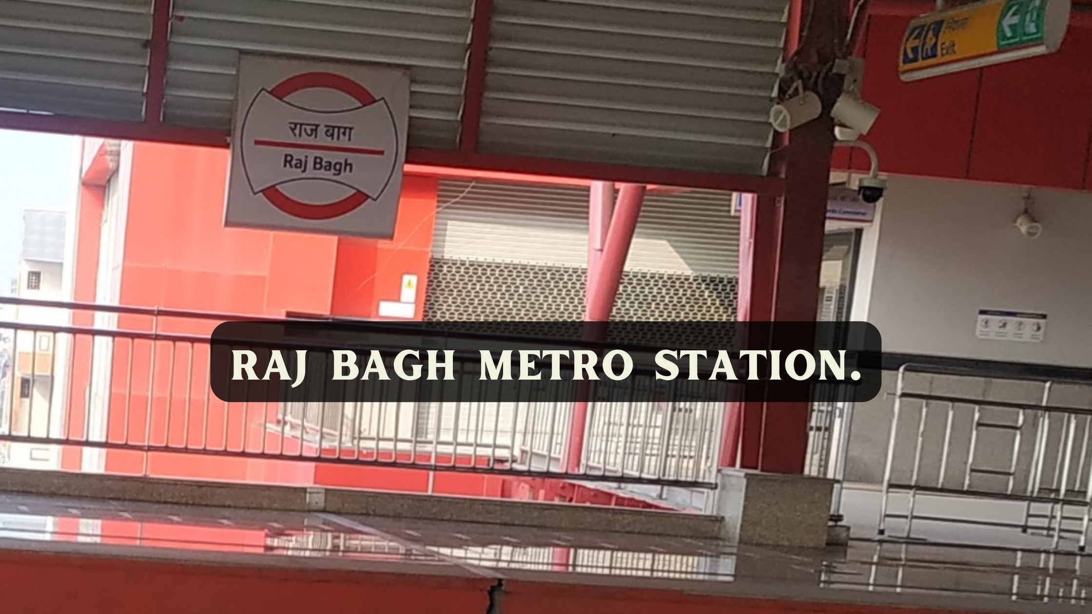 raj bagh metro station