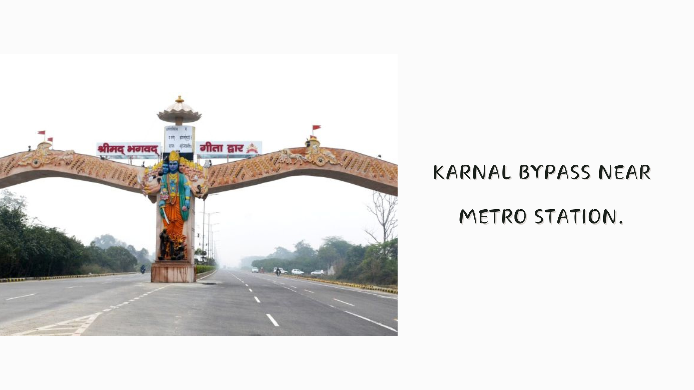 Karnal Bypass Near Metro Station