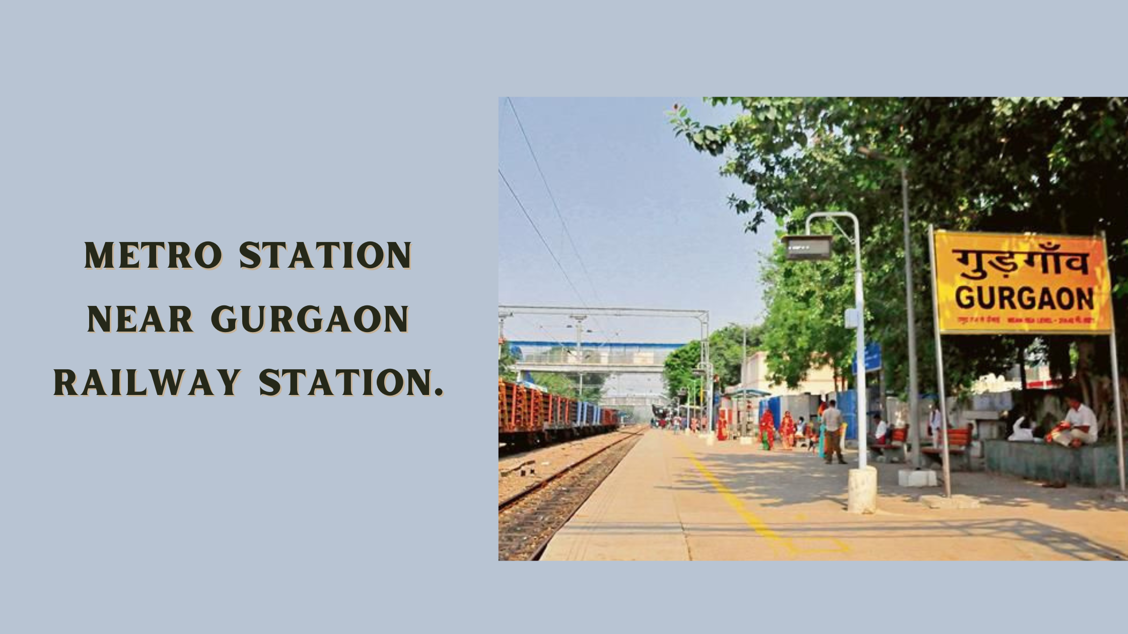 Metro Station near Gurgaon Railway Station