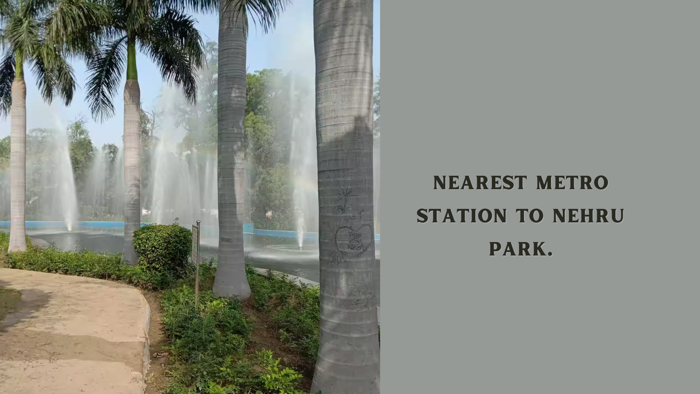 Nearest Metro Station to Nehru Park