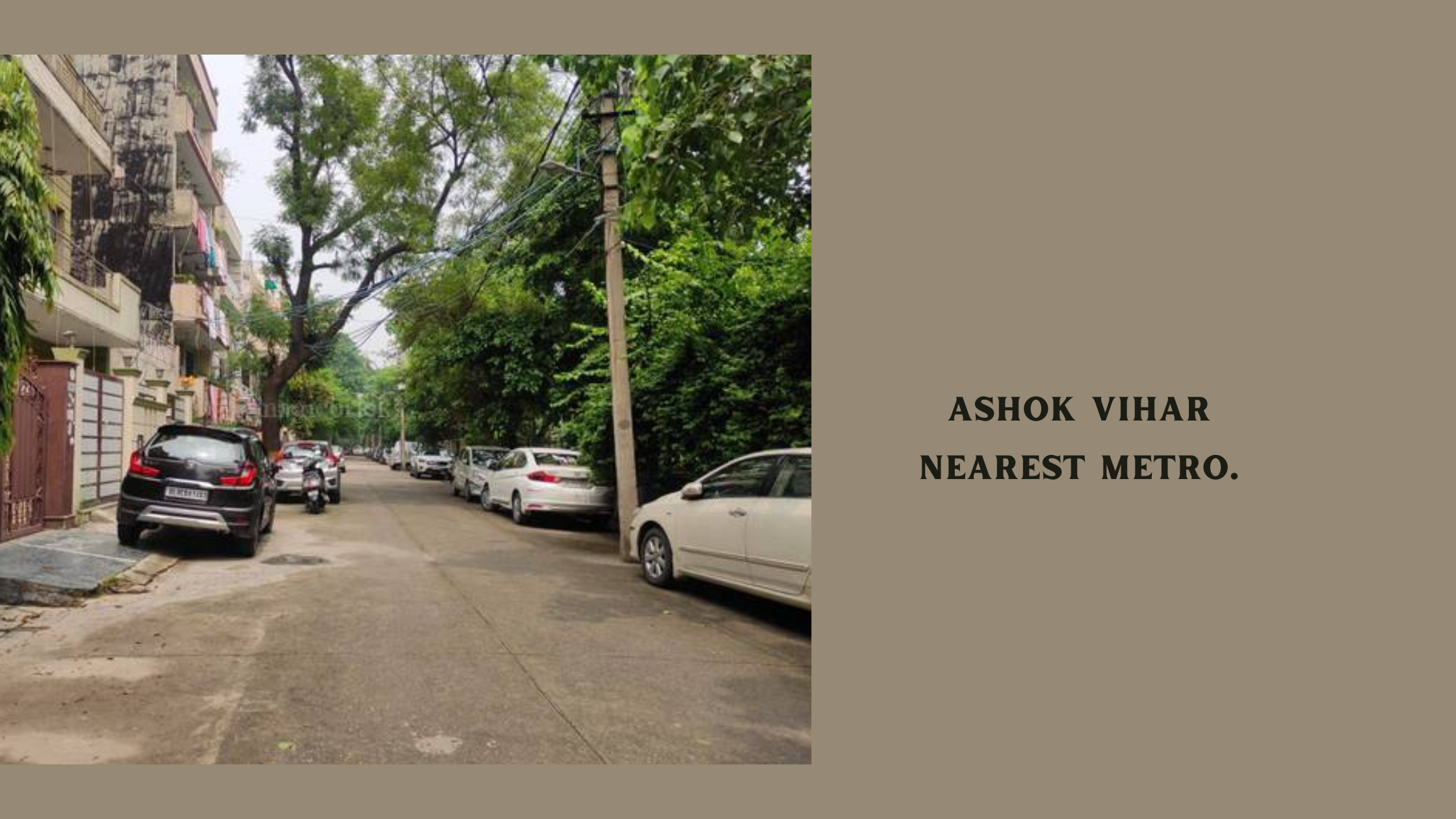 Ashok Vihar Nearest Metro