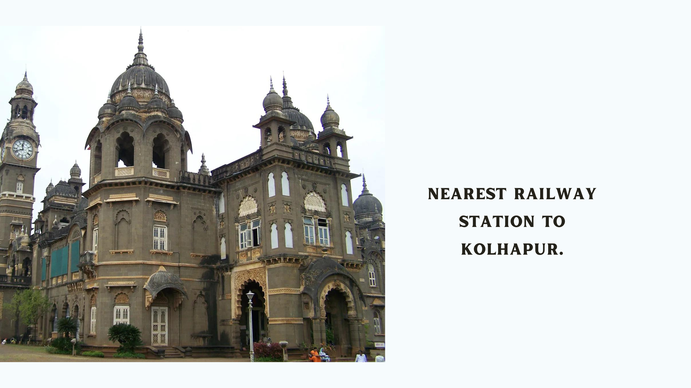 Nearest Railway Station to Kolhapur