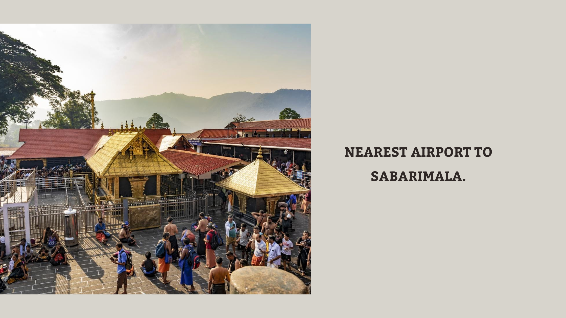 Nearest Airport to Sabarimala