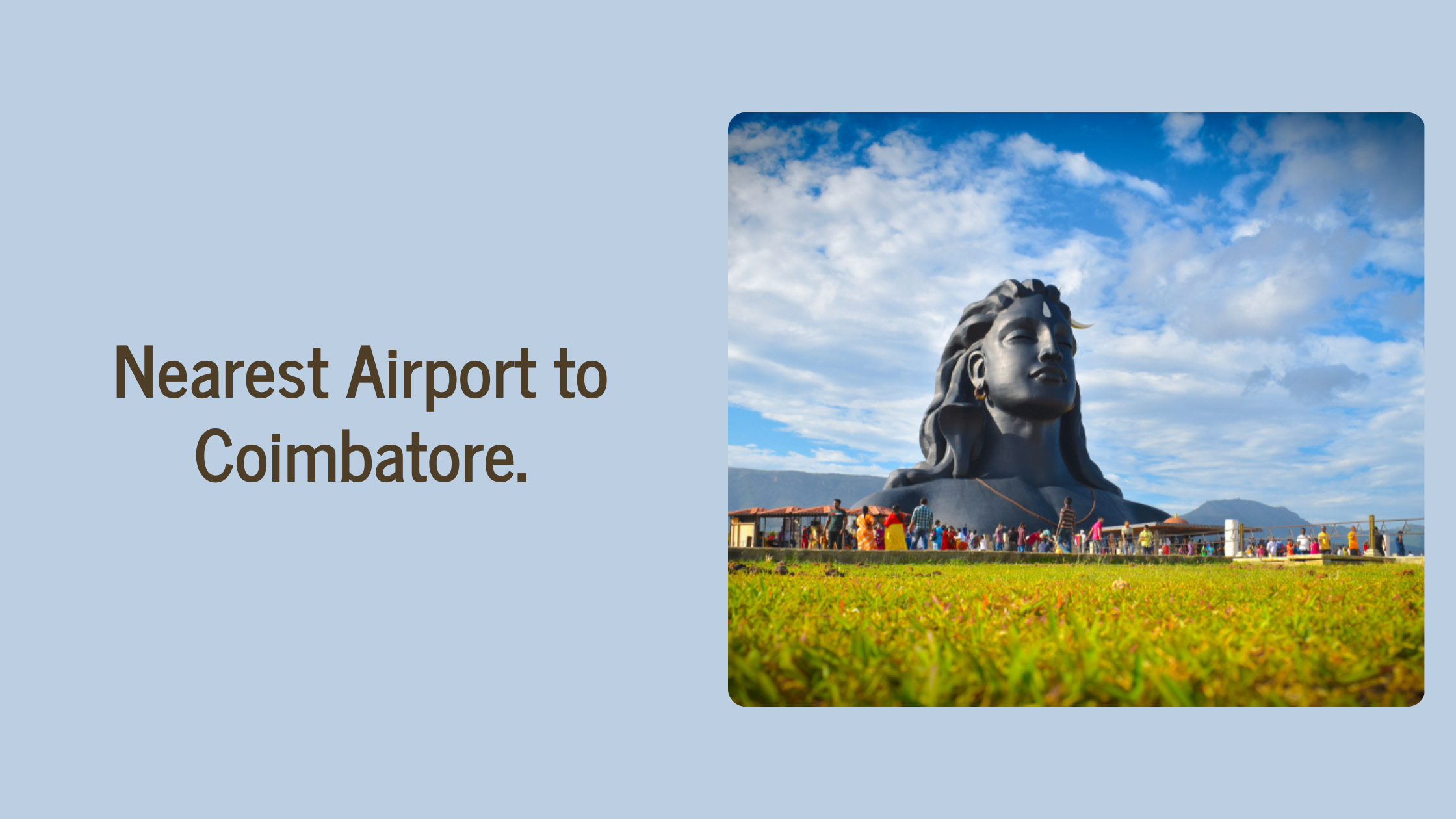 Nearest Airport to Coimbatore