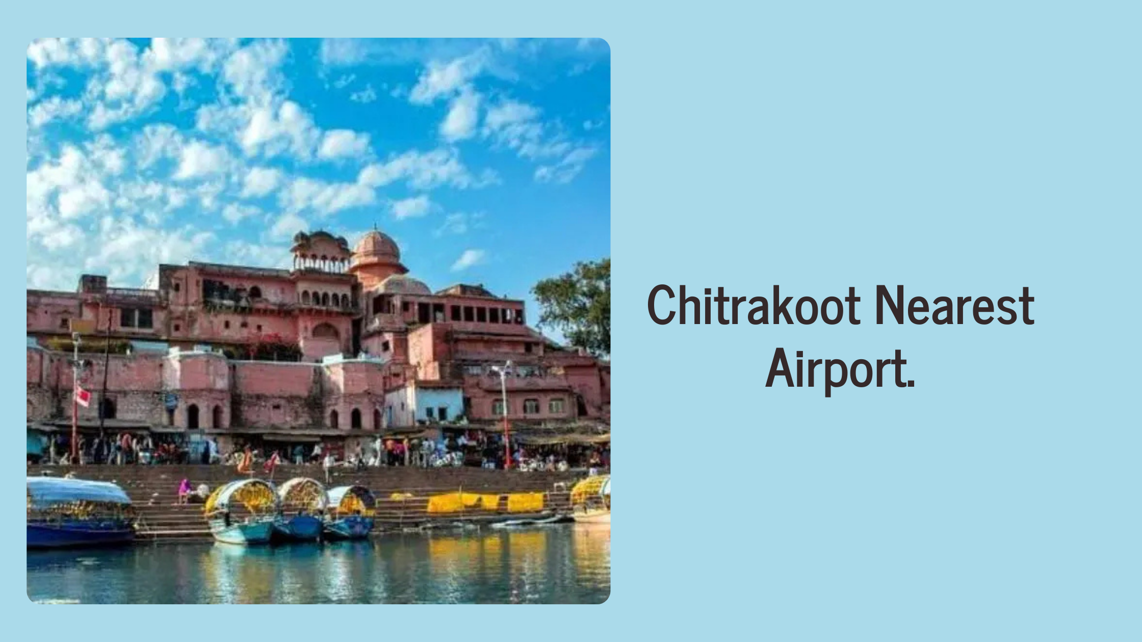 Chitrakoot Nearest Airport