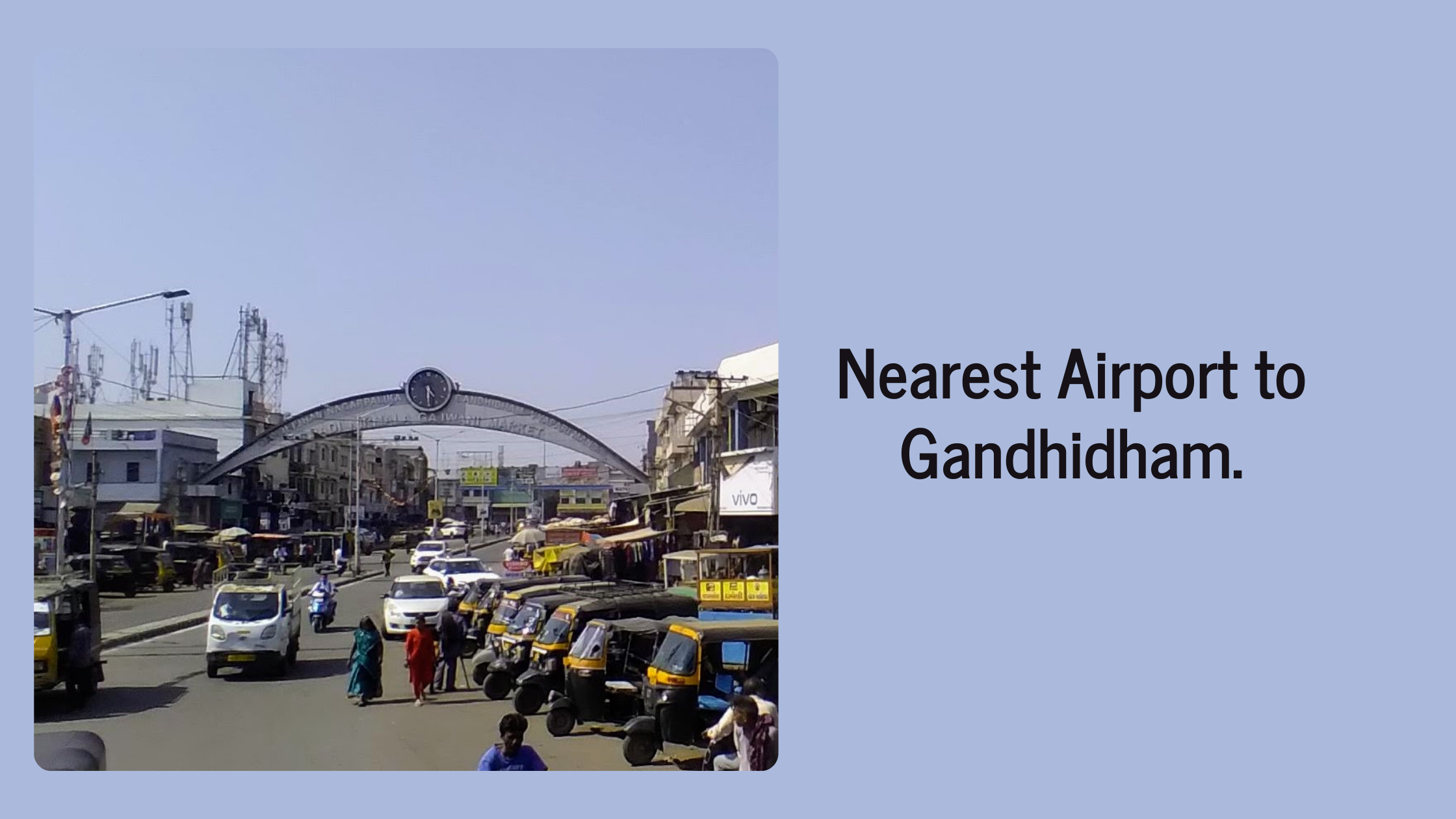 Nearest Airport to Gandhidham