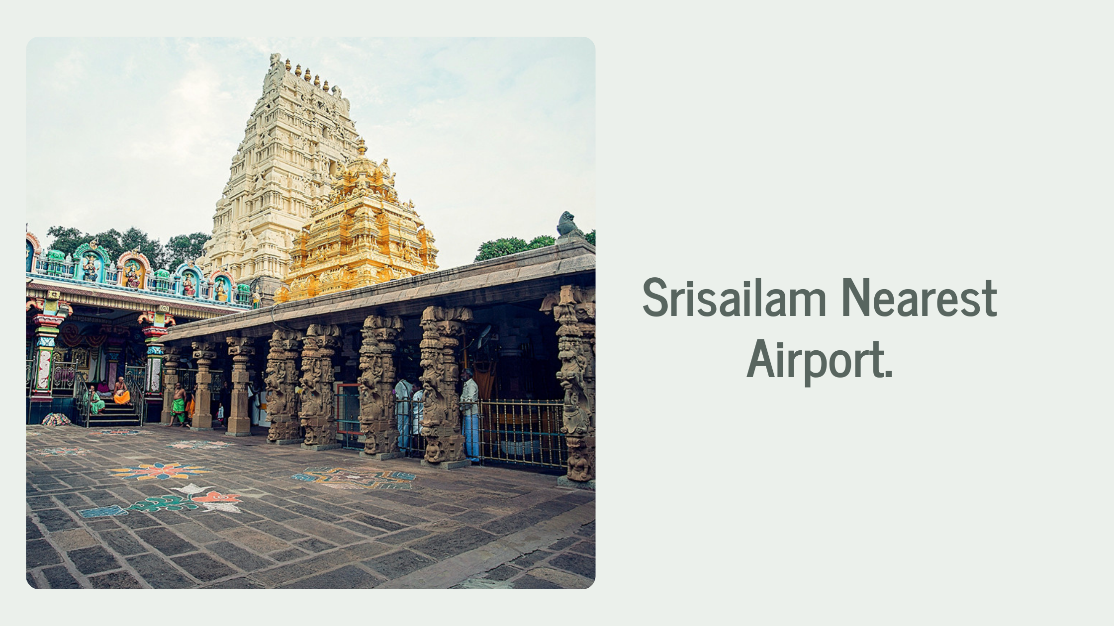 Srisailam Nearest Airport