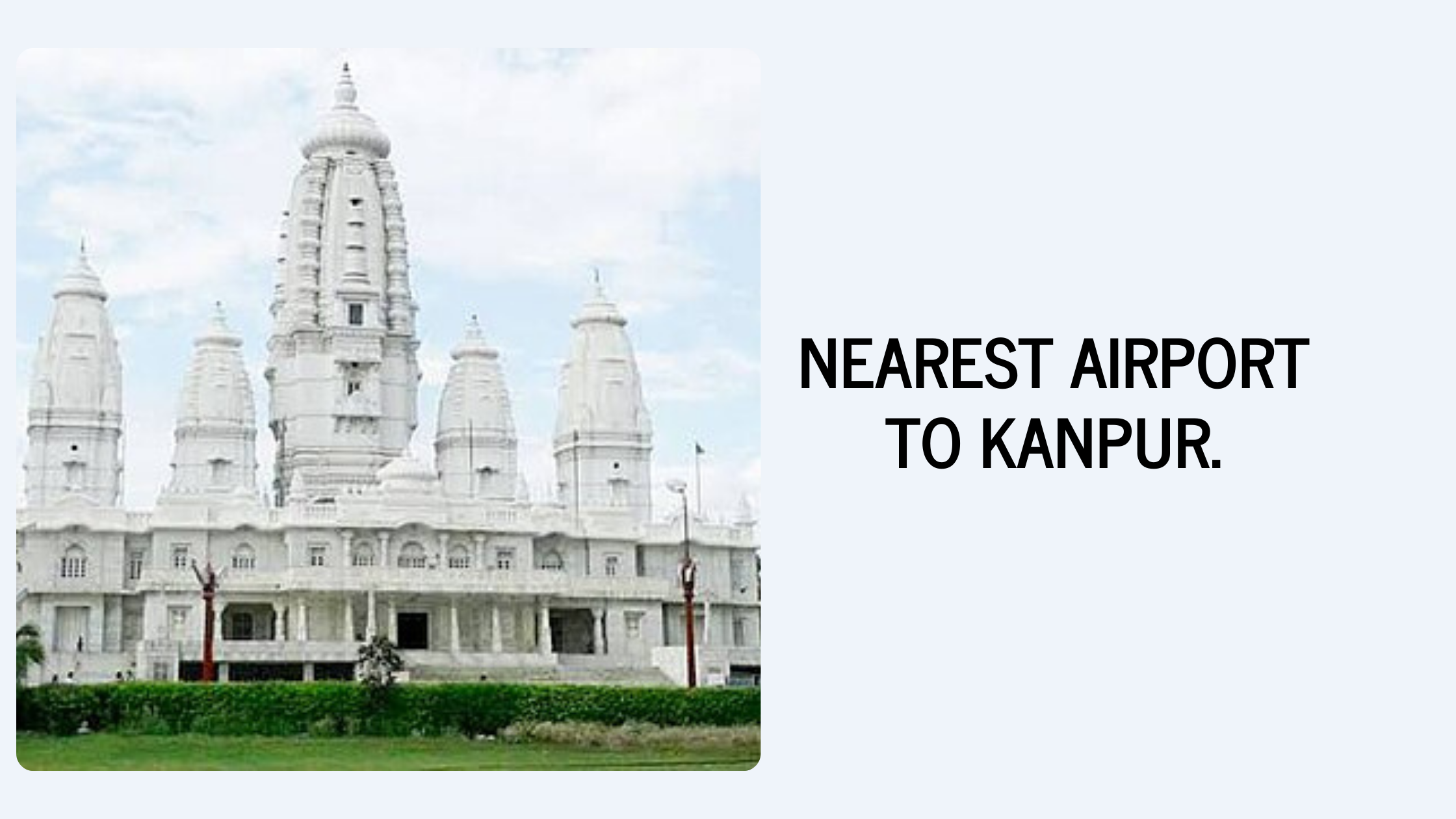 Nearest Airport to Kanpur