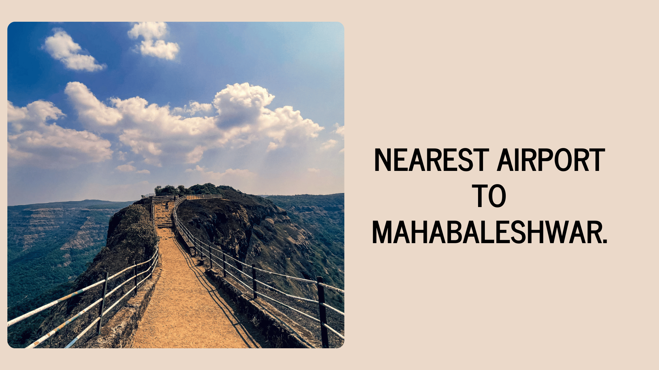 Nearest Airport to Mahabaleshwar